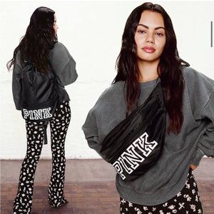 PINK Convertible Backpack Fanny Pack